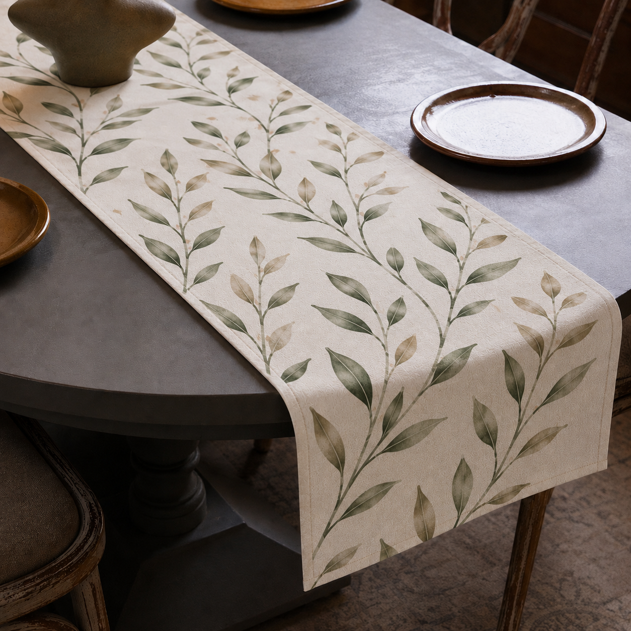 Abstract Fish Table Runner