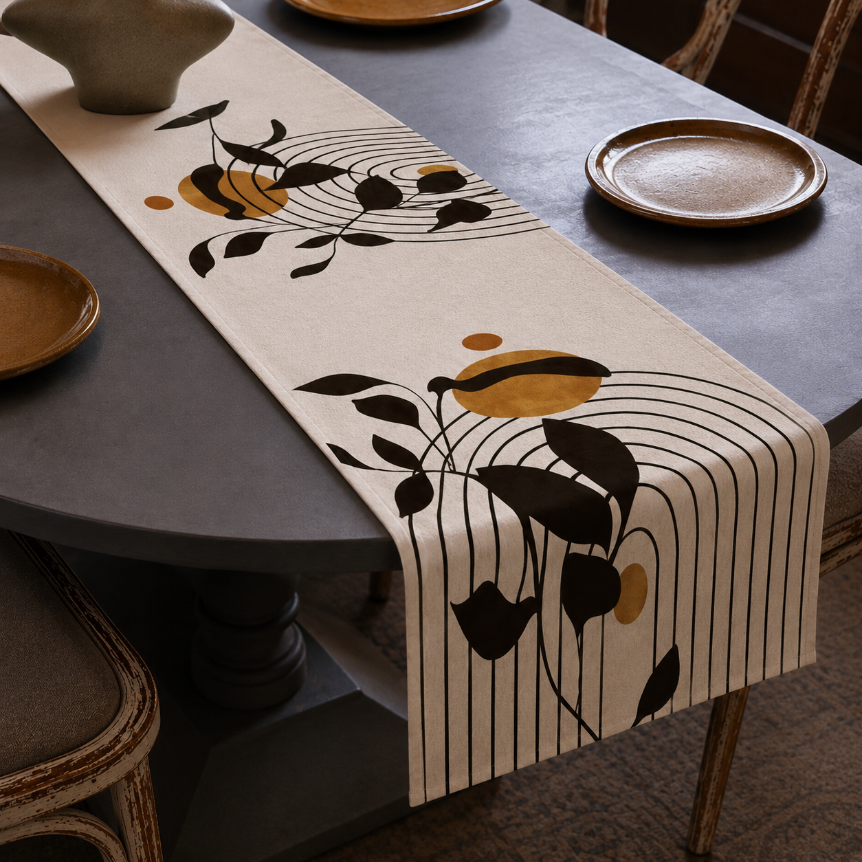 Palm Leaf Table Runner