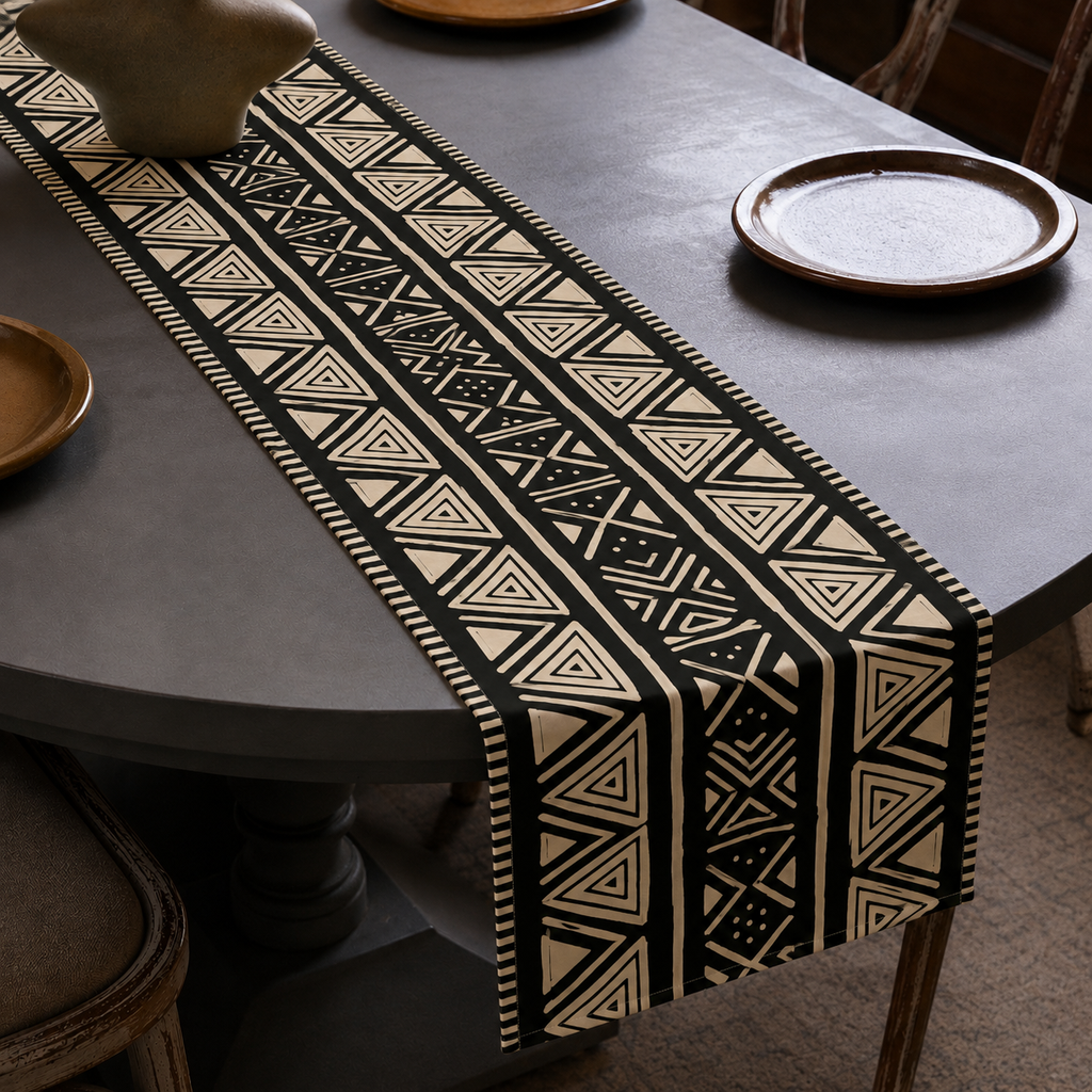 Geometric Aztec Table Runner