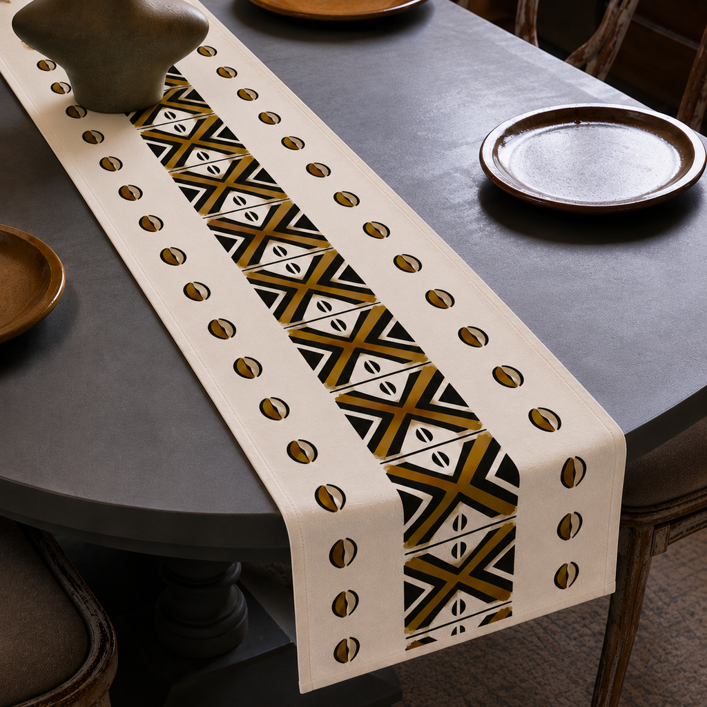 Shell Motif Table Runner