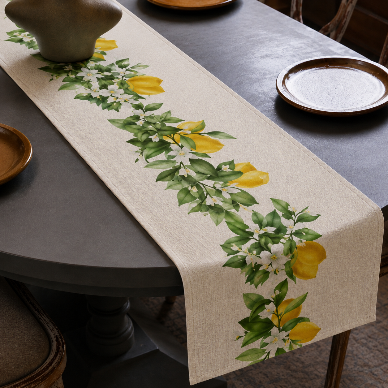 Monstera Leaf Table Runner