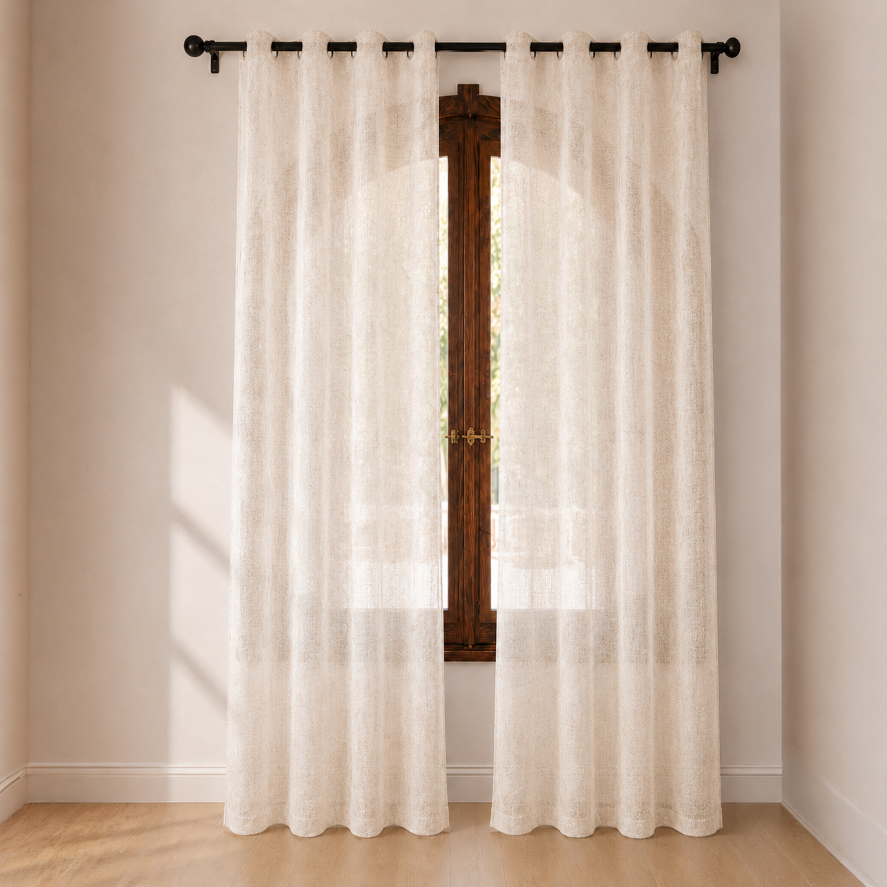 Plain Sheer Curtain