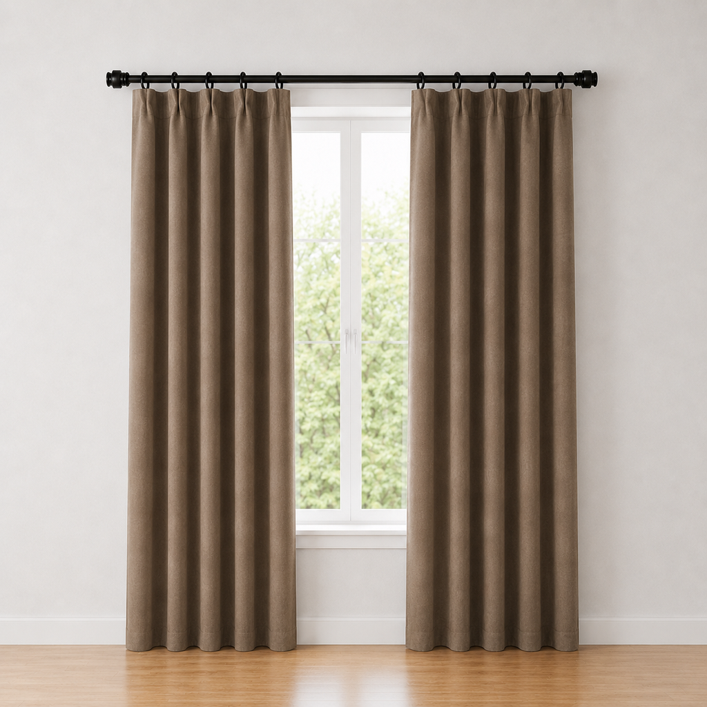 Burgundy Blackout Curtain