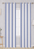 Blue Greek Curtain