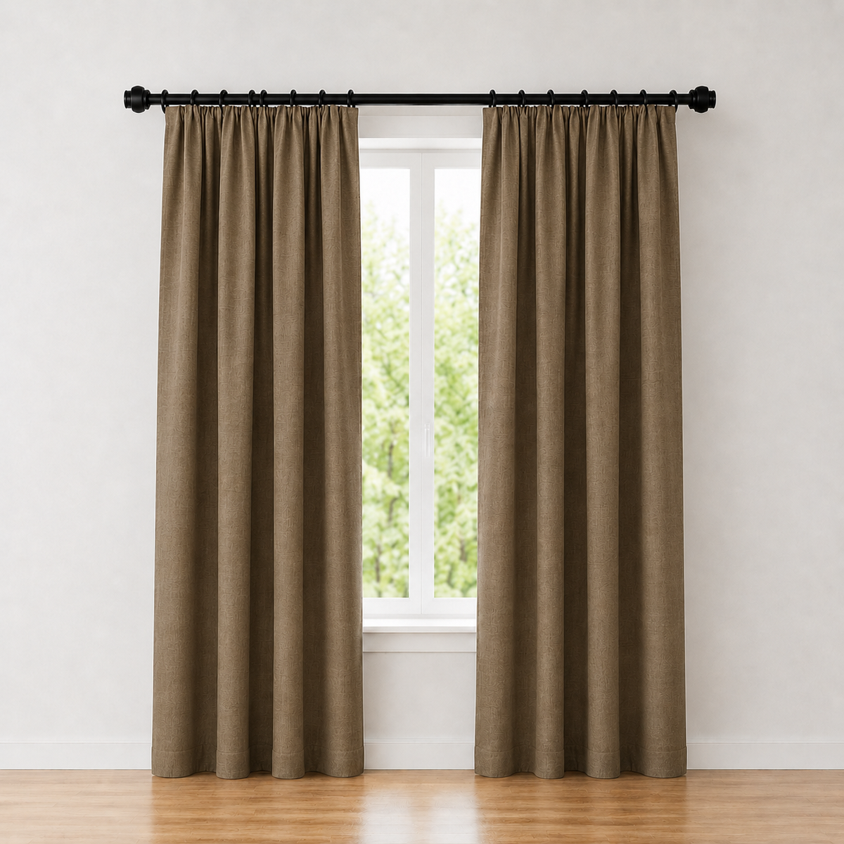 Burgundy Blackout Curtain