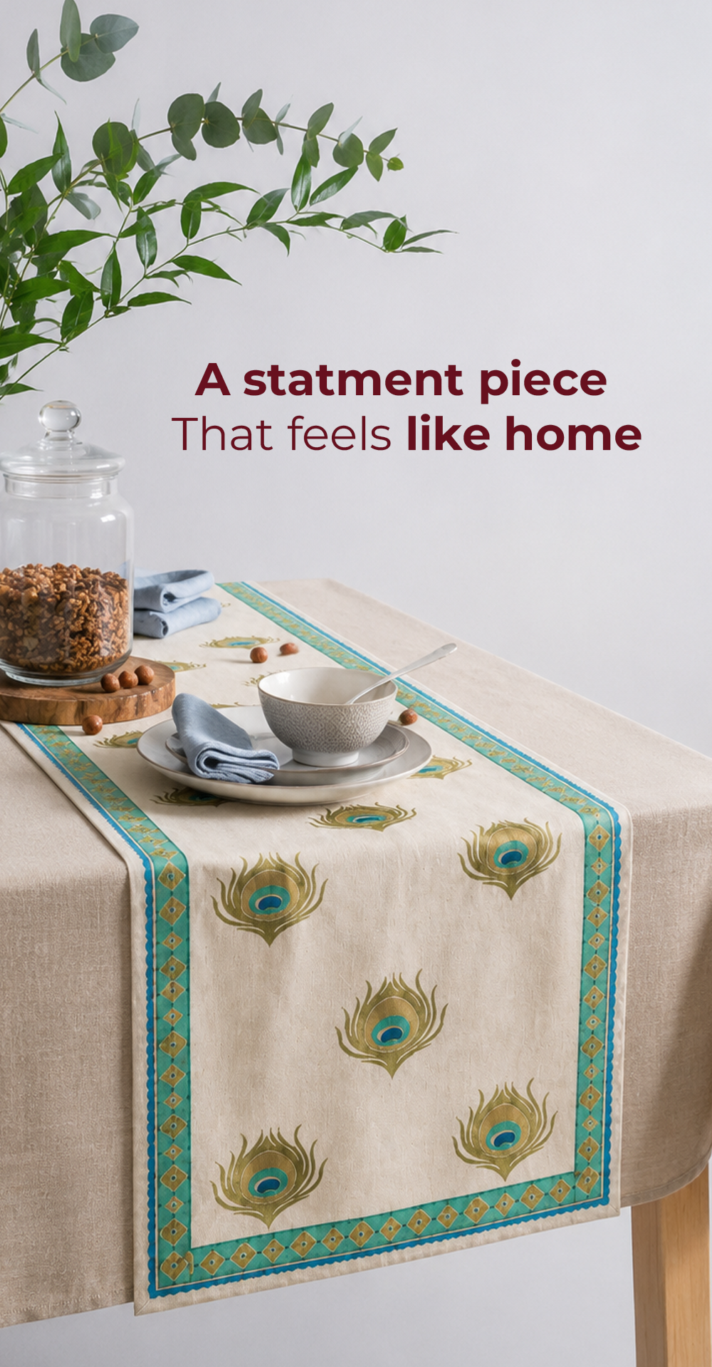 Floral Bloom Table Runner