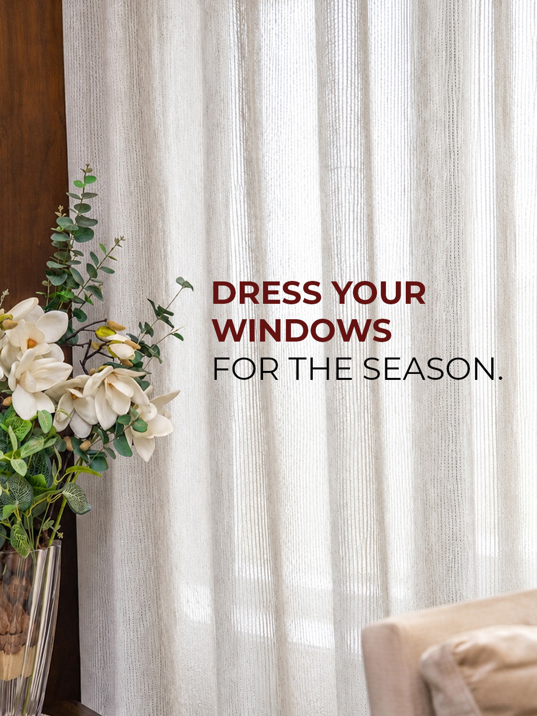Plain Sheer Curtain