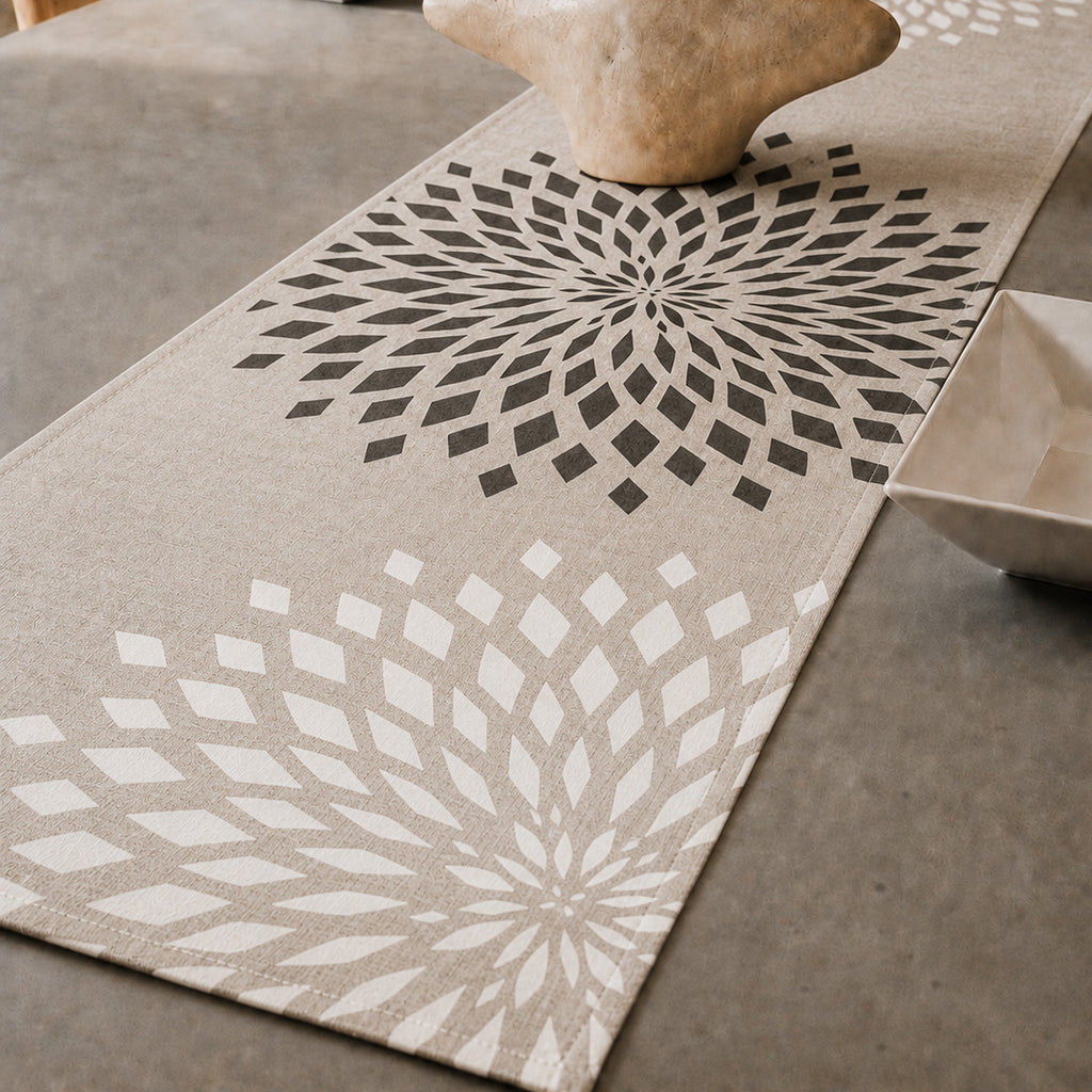 Minimalist Branch Table Runner
