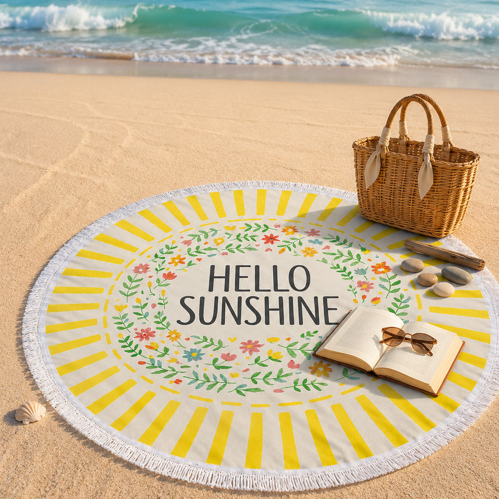 The Hello Sunshine Beach Blanket