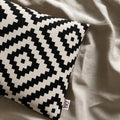 Pixelated Diamond Mosaic Cushion