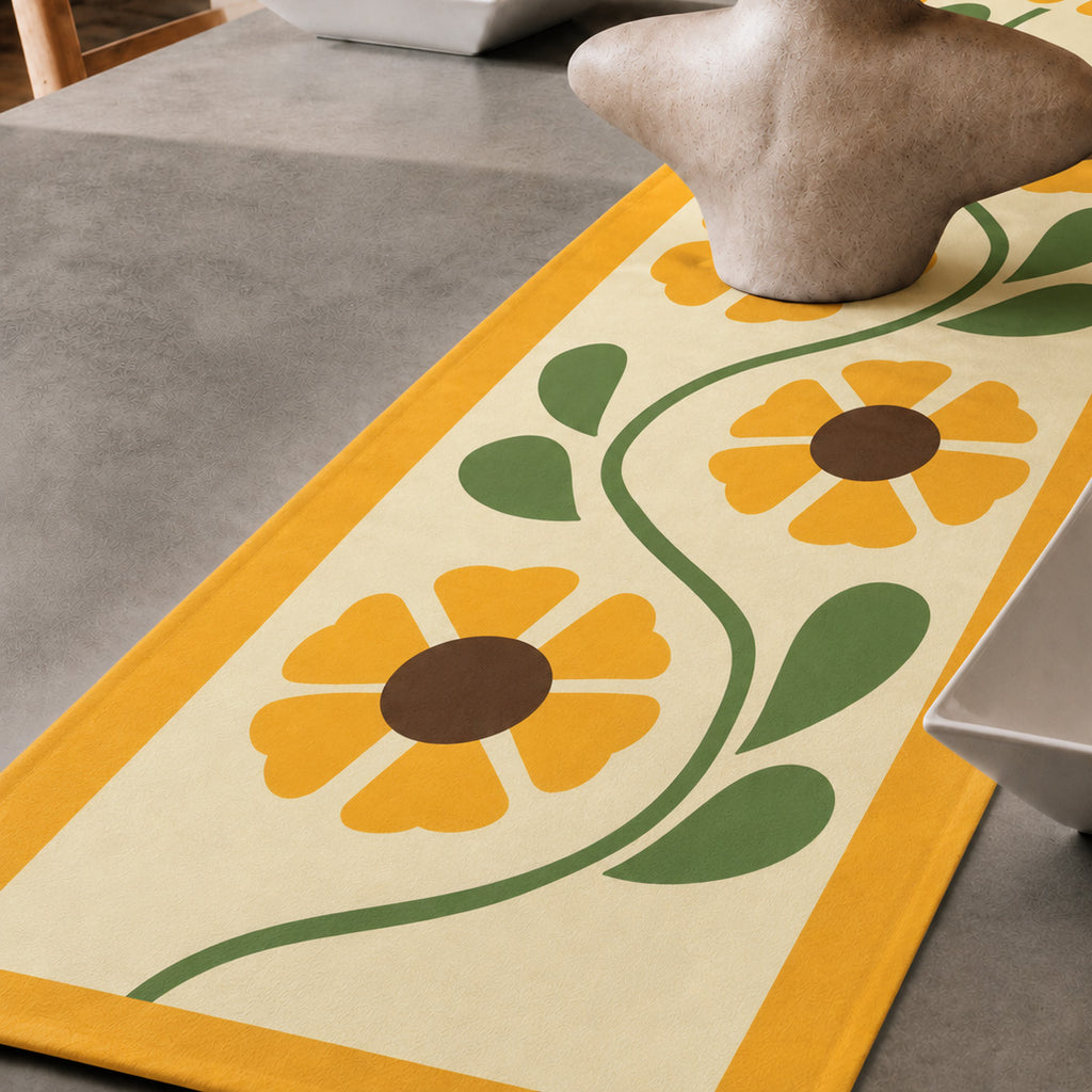 Whimsical Floral Table Runner