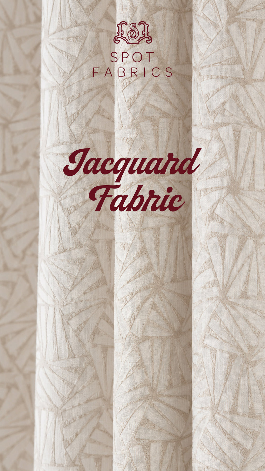 Modern Floral Jacquard Curtain