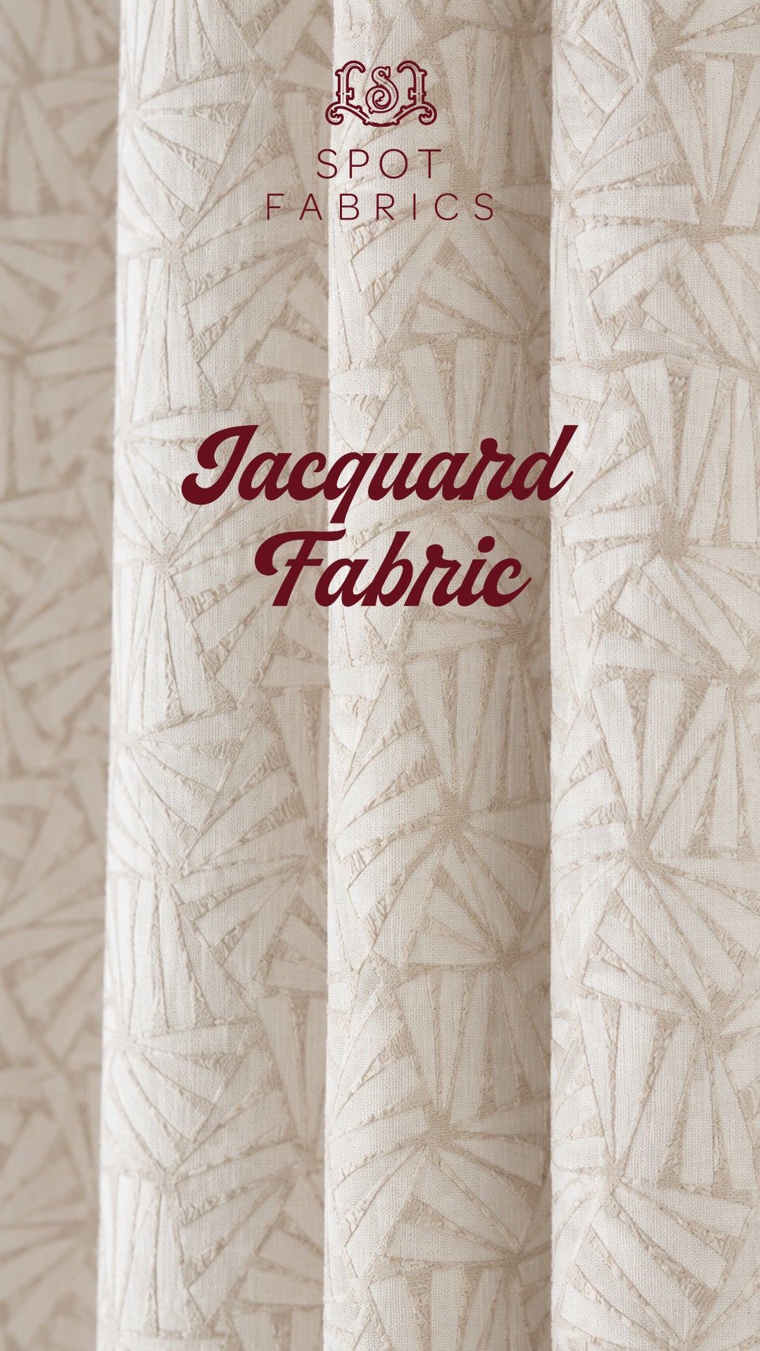 Modern Floral Jacquard Curtain