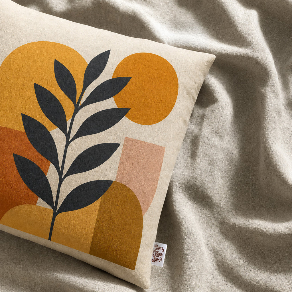 Golden Hour Bloom Cushion