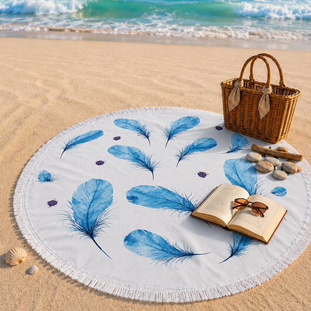 The Feather Beach Blanket
