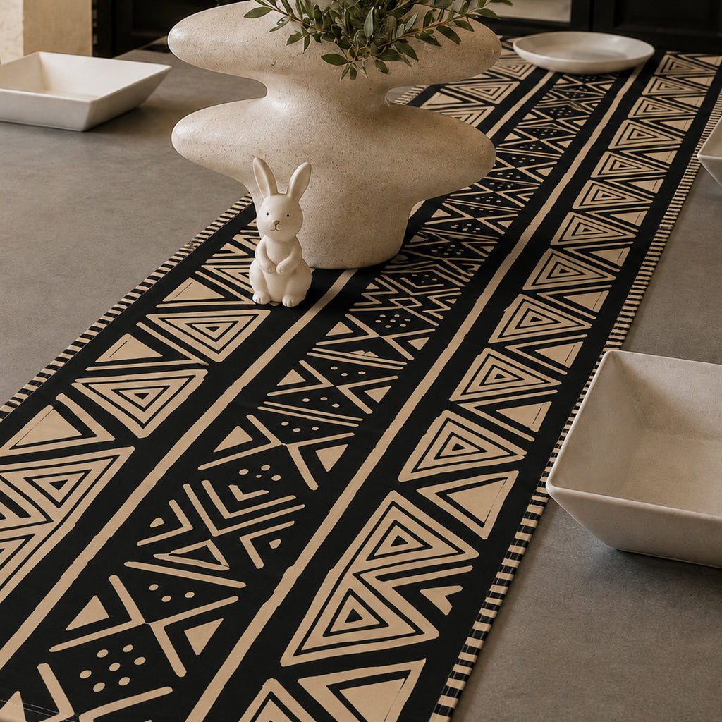 Geometric Aztec Table Runner
