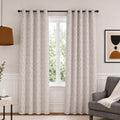 Modern Floral Jacquard Curtain