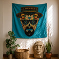 Stay Groovy Retro Flower Power Tapestry