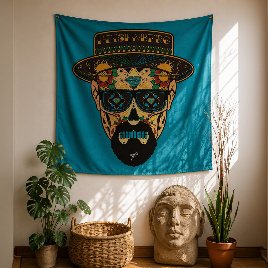 Stay Groovy Retro Flower Power Tapestry