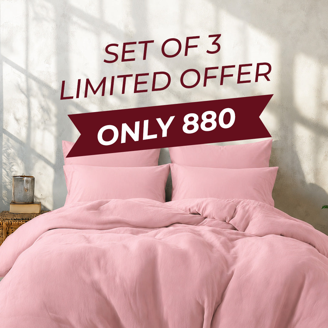 Premium Fitted Percale Sheets Set 3 Pieces