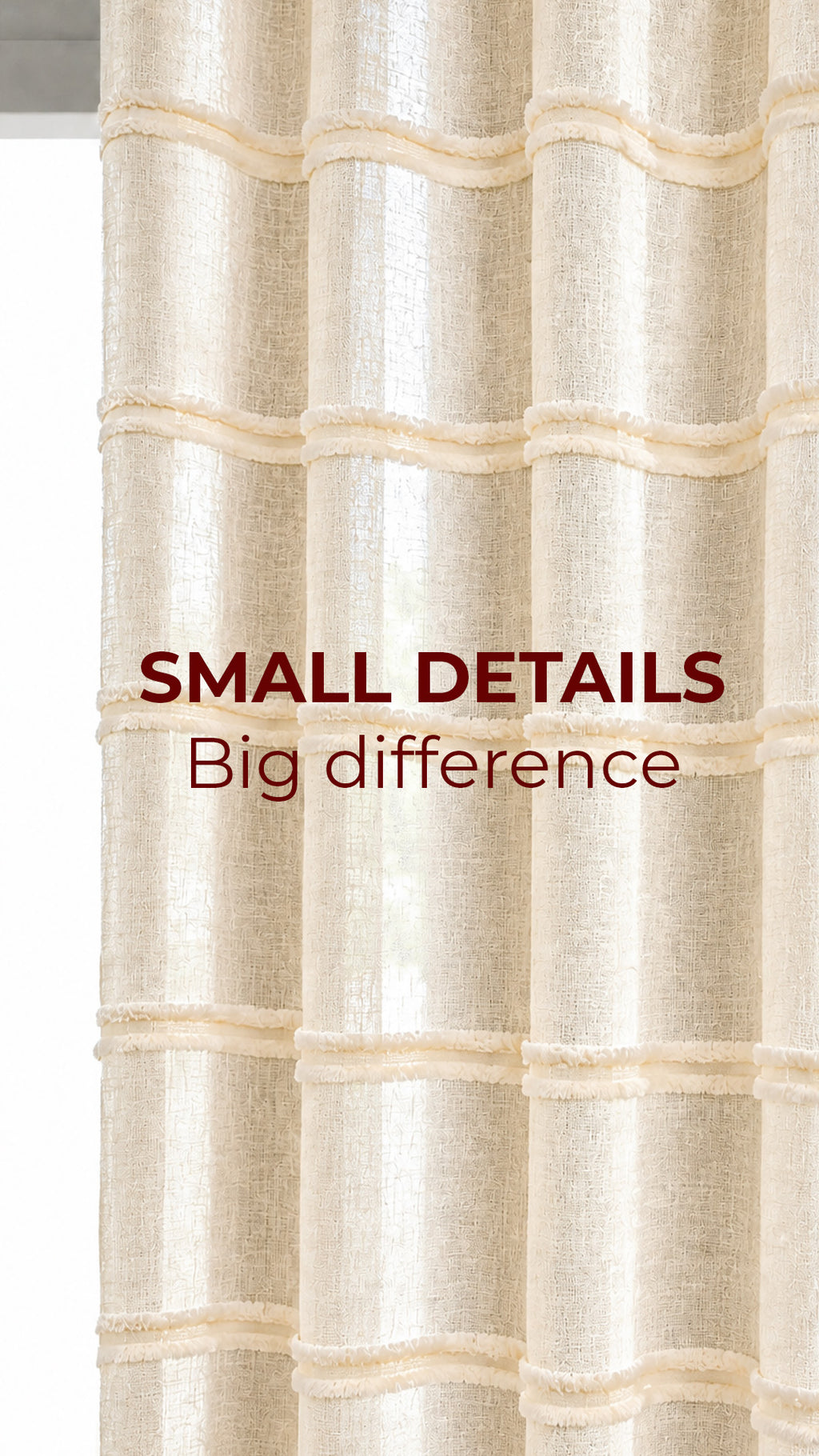 Patterned Sheer Curtain