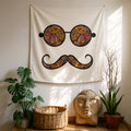 Retro Smile Face Tapestry