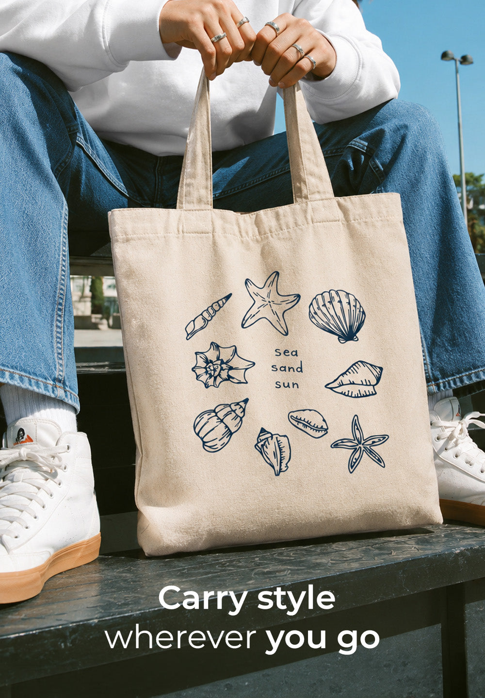 Sea Shells Tote Bag