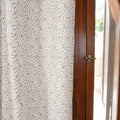Modern Floral Jacquard Curtain