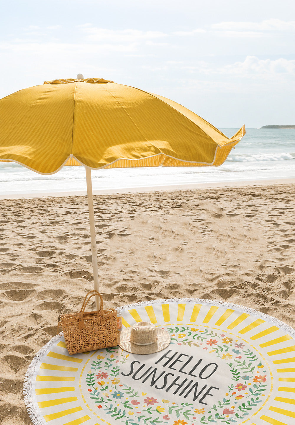 The Hello Sunshine Beach Blanket