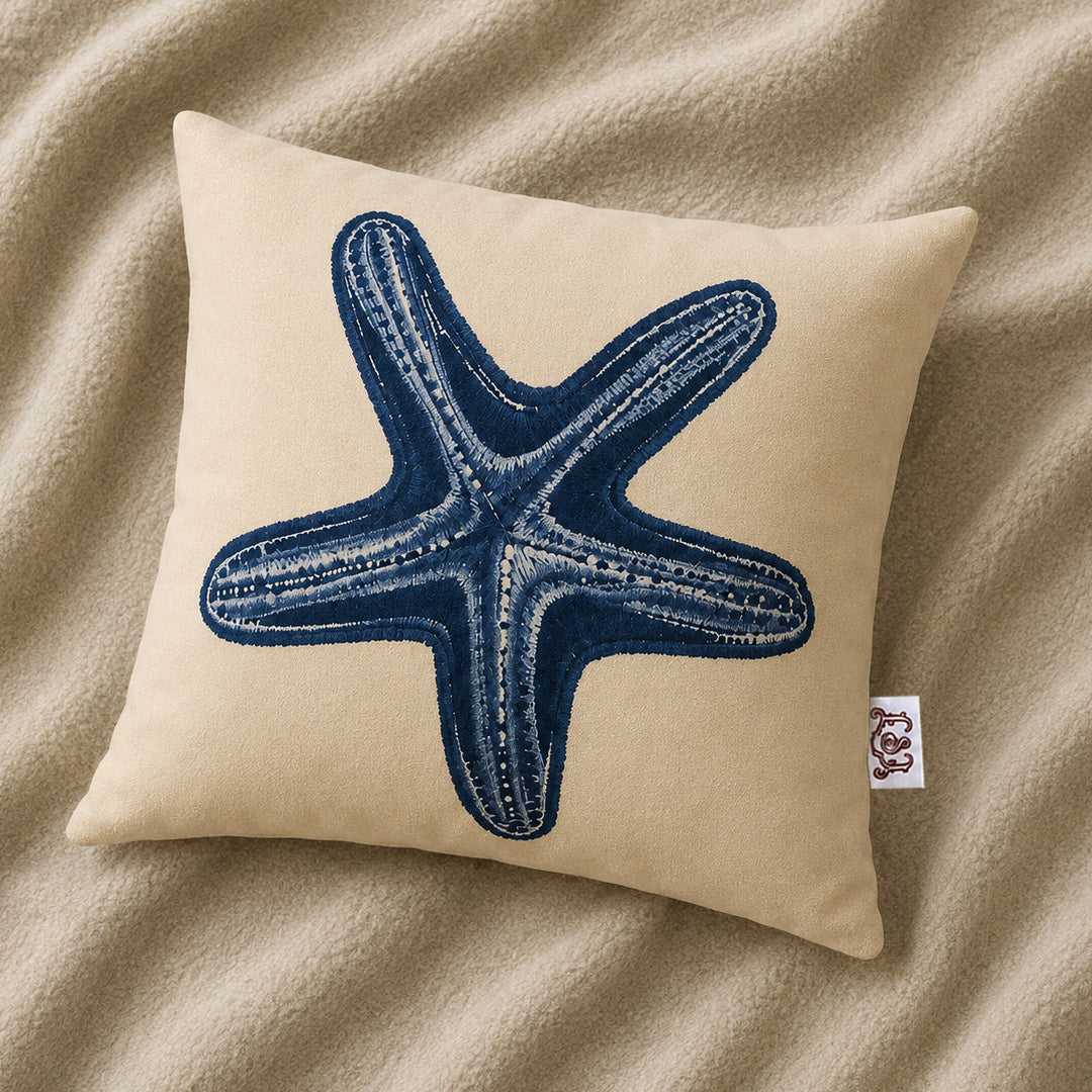Celestial Starfish Cushion