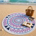 Pink Mandala Beach Blanket