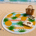 The Golden Pineapple Beach Blanket