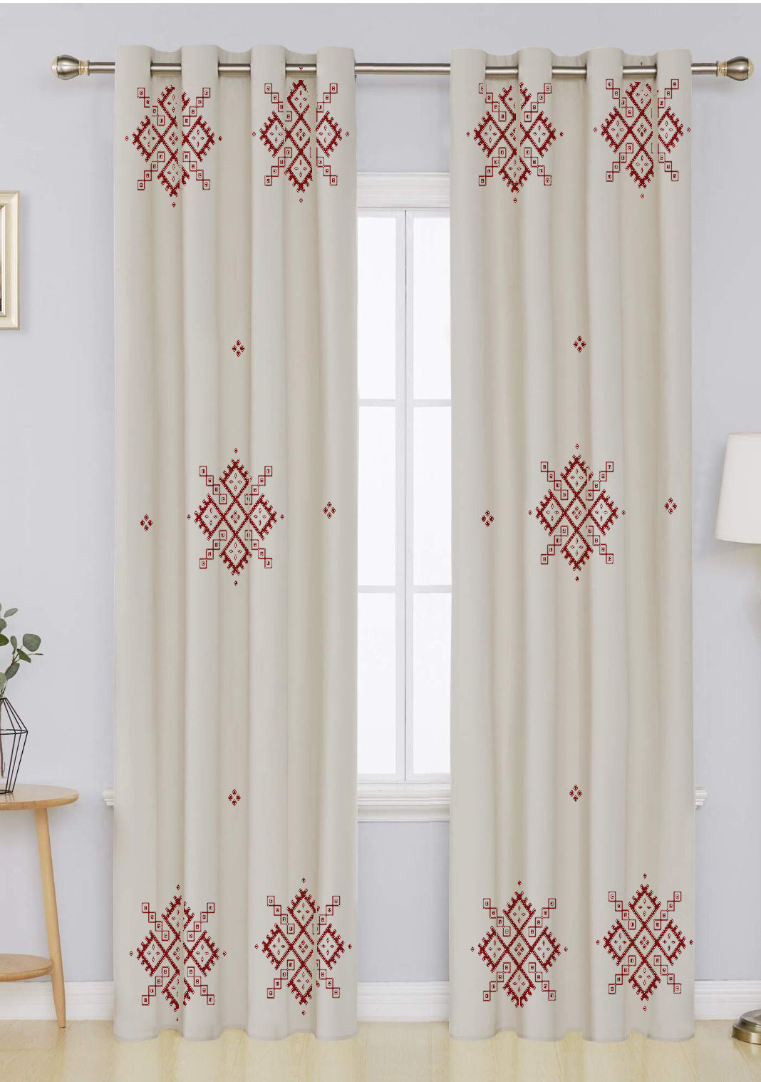 Burgundy Greek Style