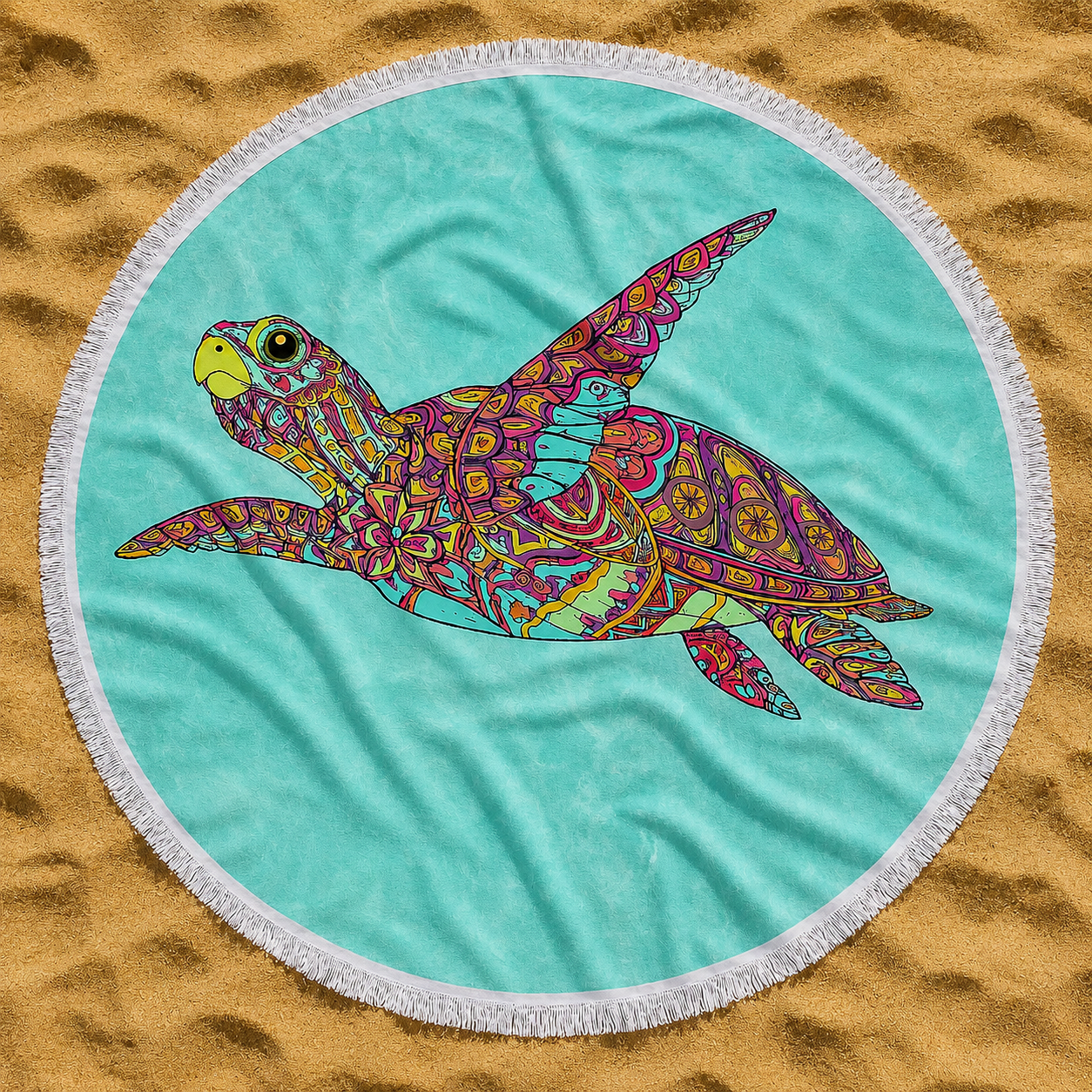 The Sea Turtle Beach Blanket