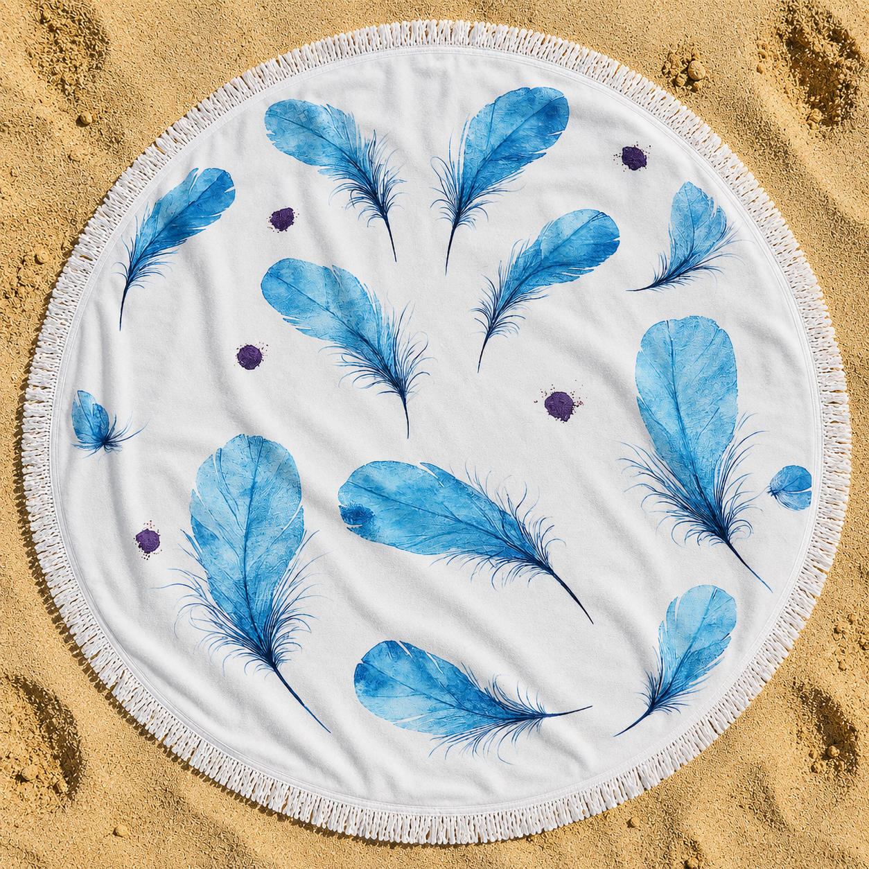 The Feather Beach Blanket