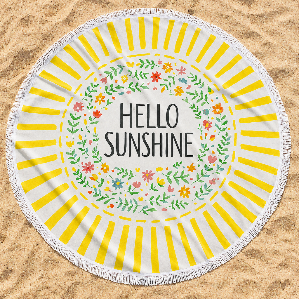 The Hello Sunshine Beach Blanket