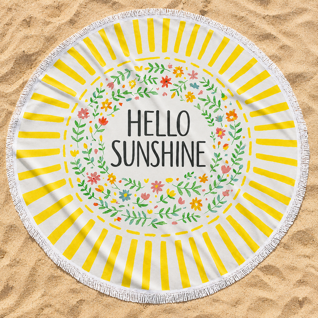 The Hello Sunshine Beach Blanket