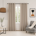 Beige Blackout Curtain