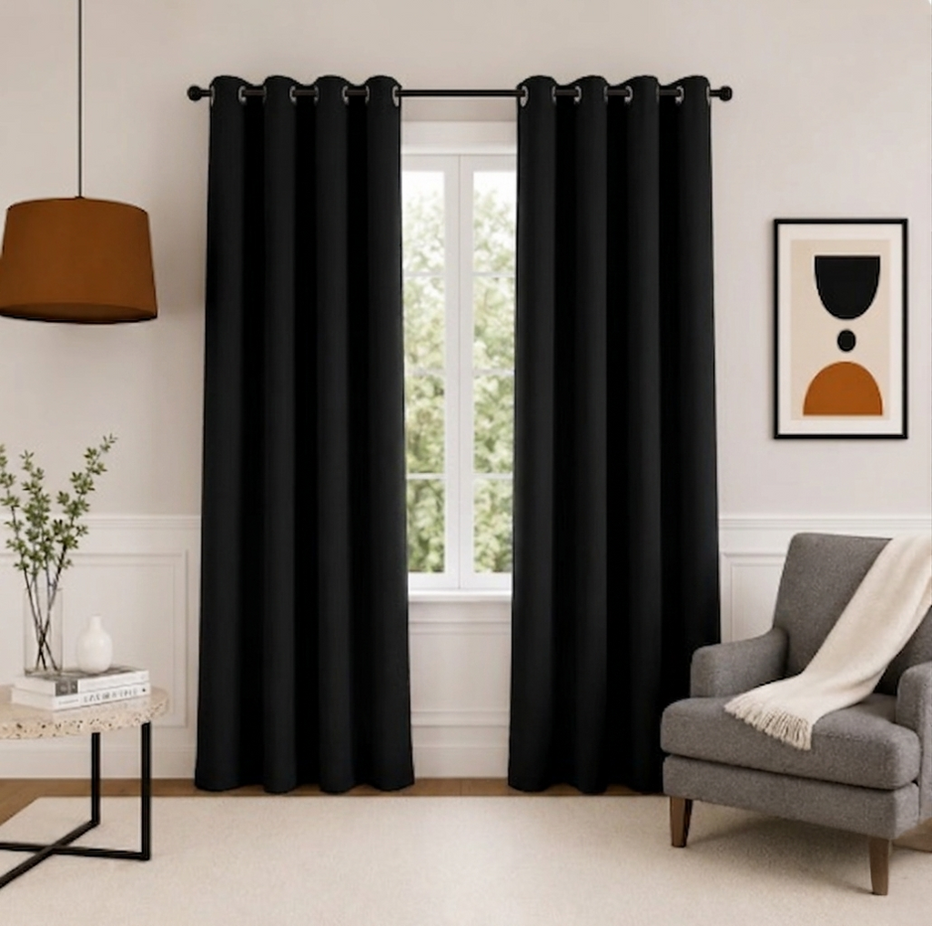 Brown Blackout Curtain