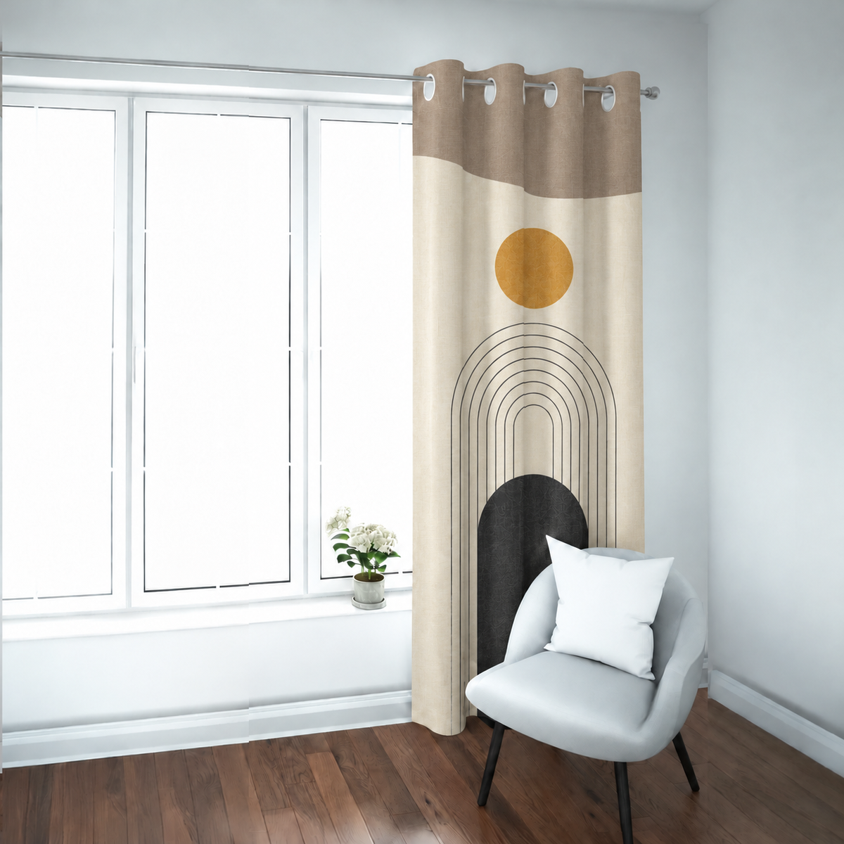 The Mid-Century Minimalist Arch Panel