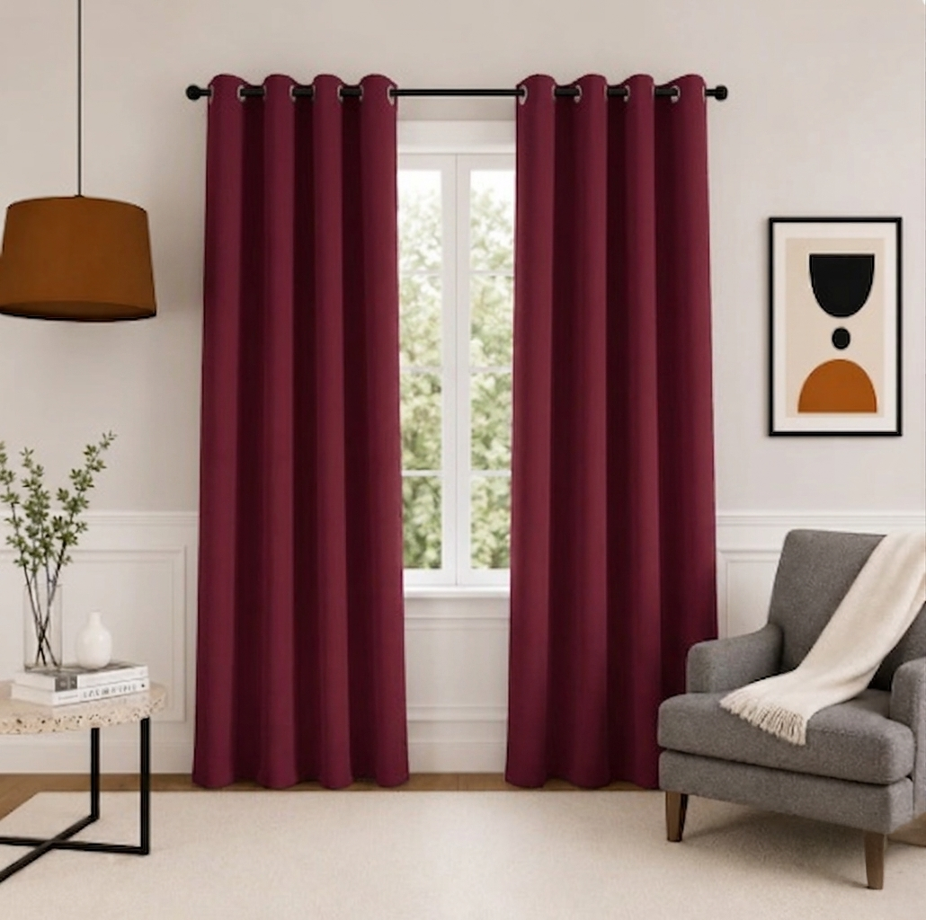 Brown Blackout Curtain