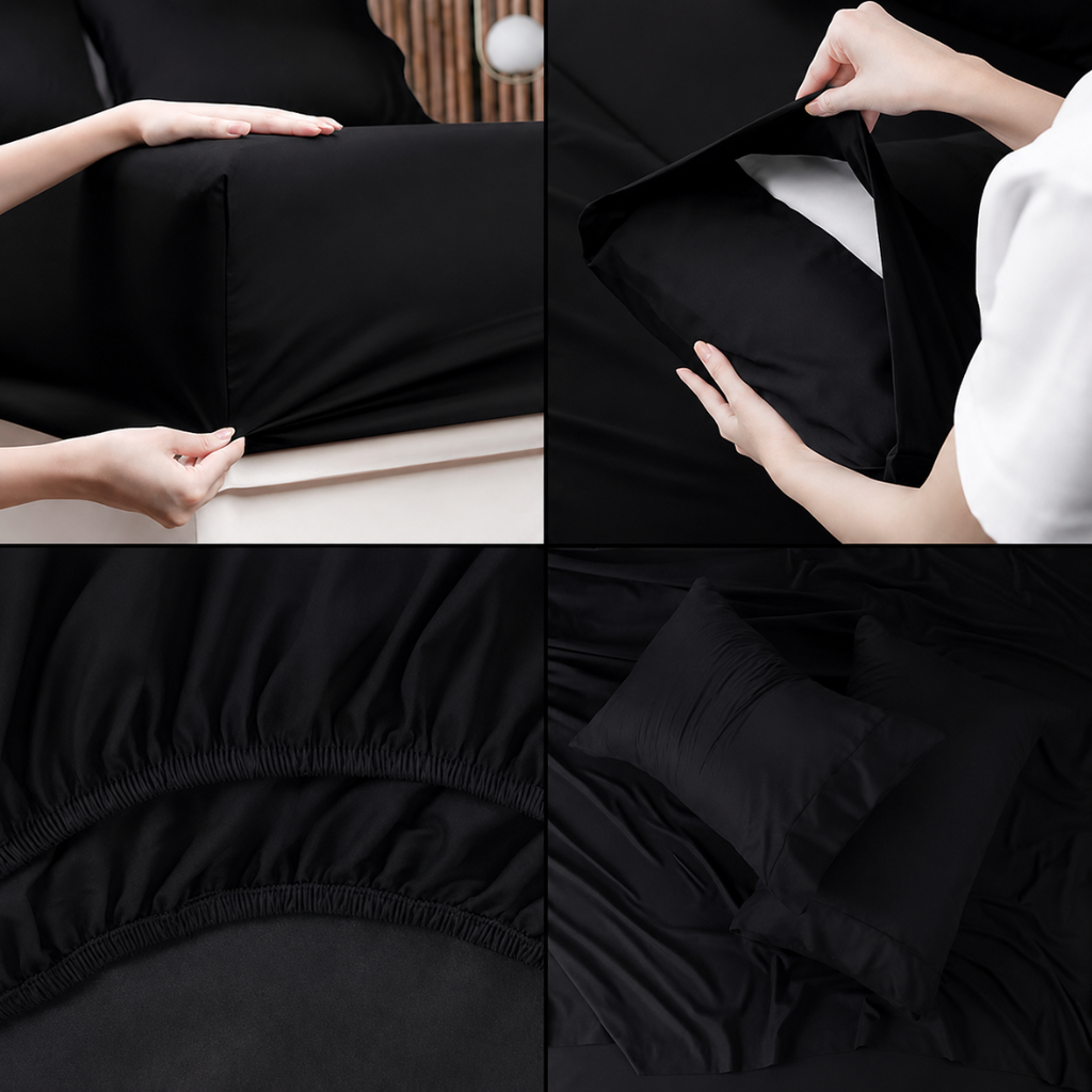 Premium Fitted Sheet Set 3 Pieces