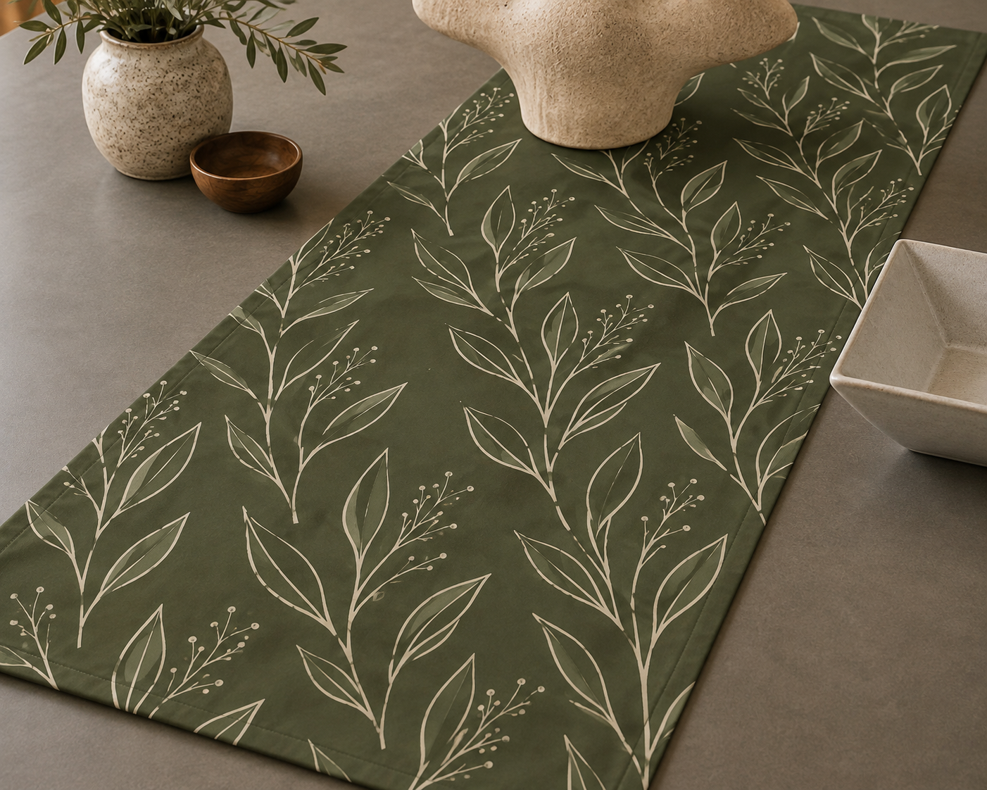 Leafy Table Runner