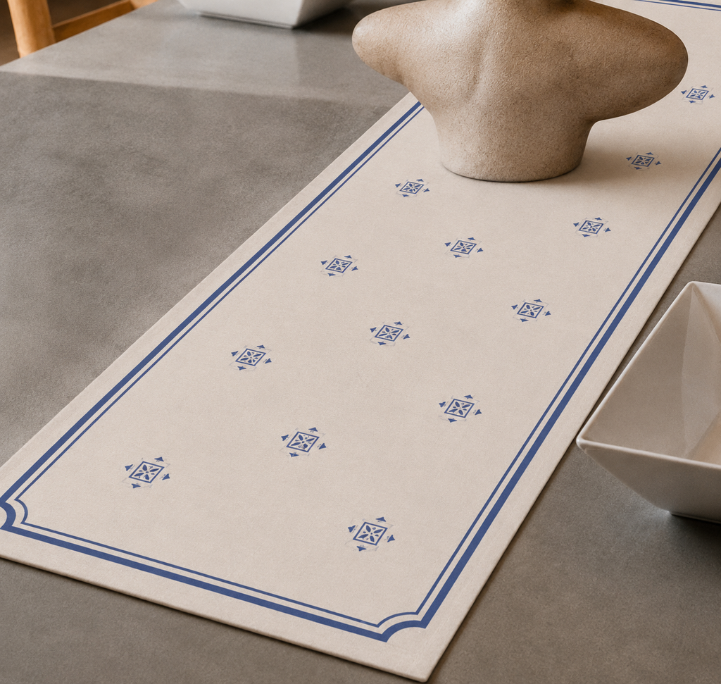 Watercolor Leaves Table Runner