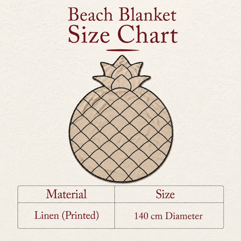 Pineapple Beach Blanket