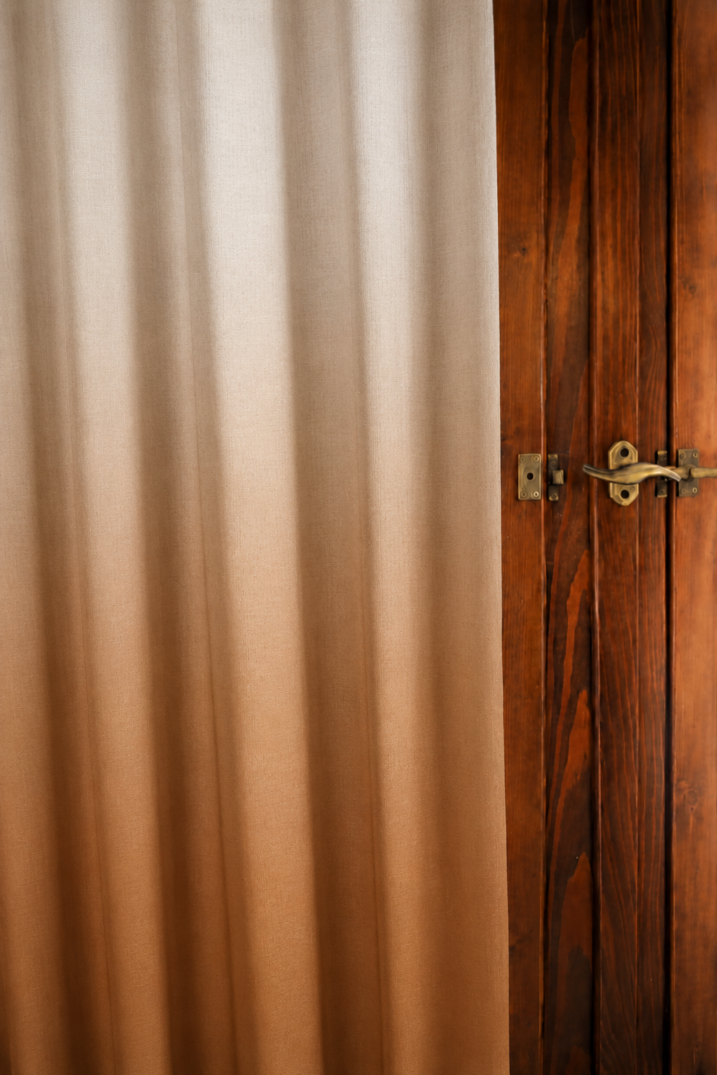 Sun-Baked Terracotta Ombre Curtain