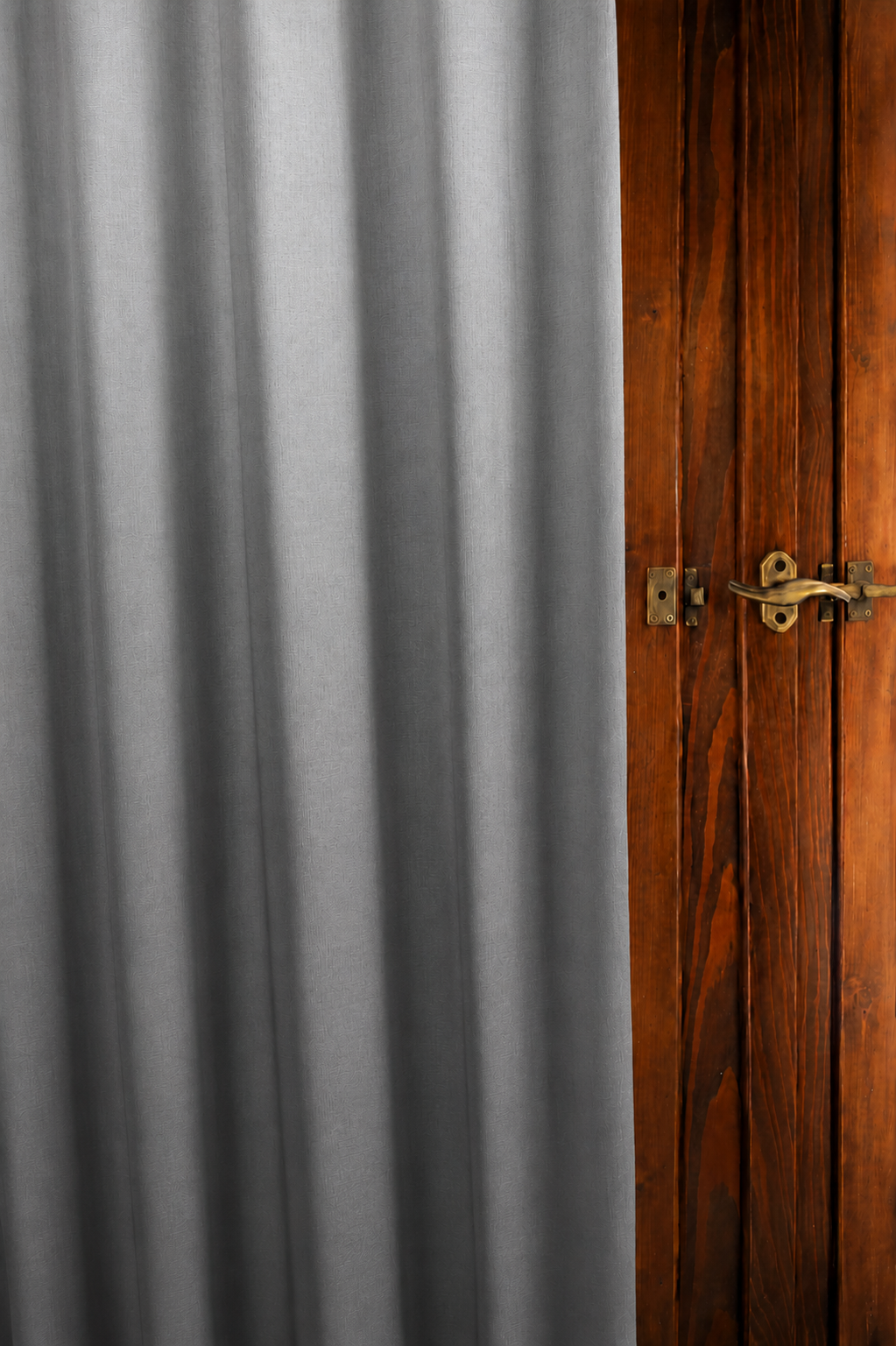 Smoke & Silver Ombre Curtain