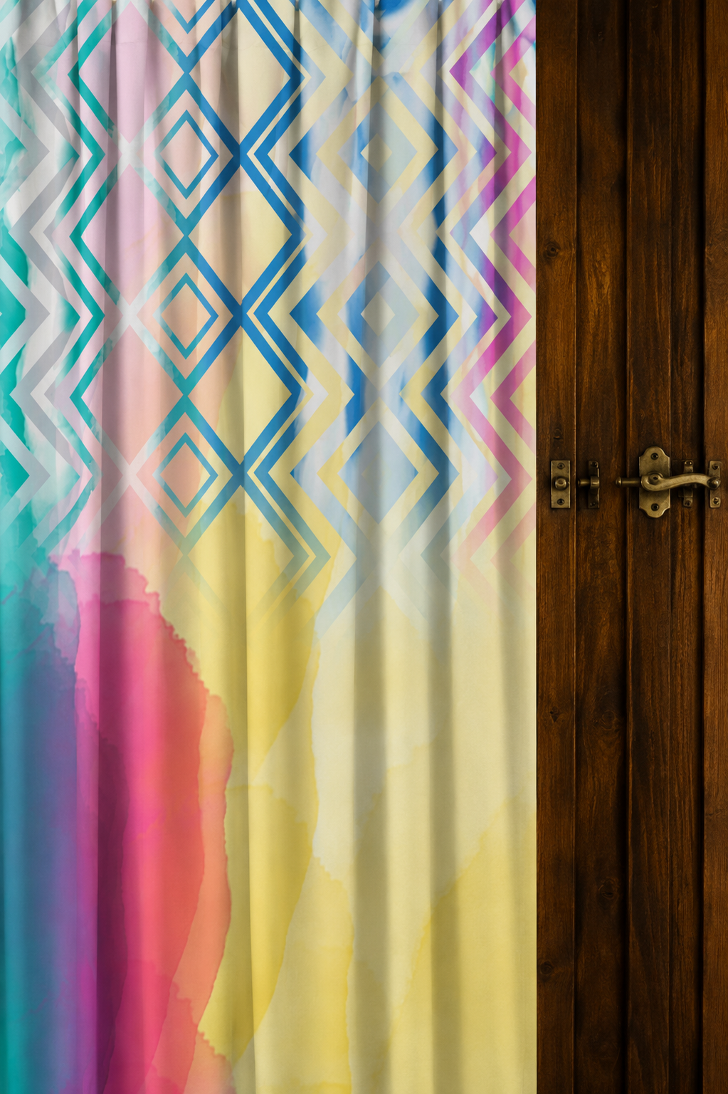Rainbow styled Curtain