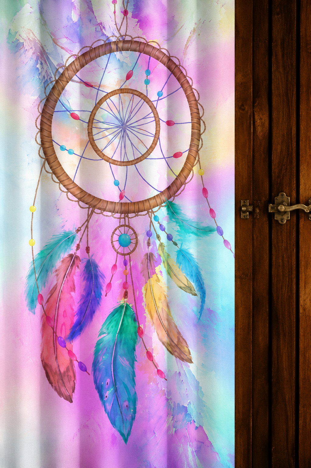 Mystic Aura Dreamcatcher Curtain