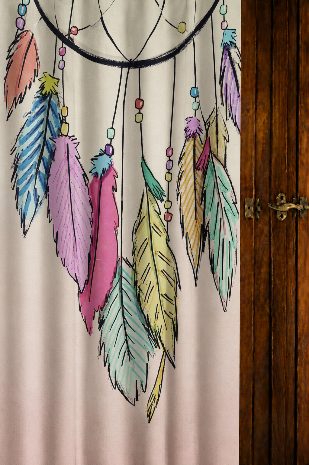 Mystic Aura Dreamcatcher Curtain